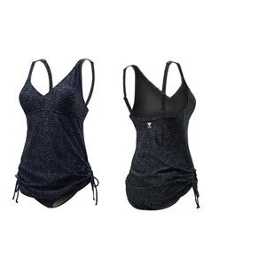 TYR WOMEN’S MANTRA V-NECK SHEATH, BLACK,  Sz 16